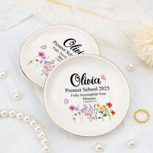 Personalized Pioneer School Jewelry Dish, JW Pioneer School 2025 Gift, Pioneer School Gift, JW Graduation Gifts, Pioneer School 2025 Gift