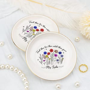 Thank you gift for Teacher, Personalized Thank you Ring Dish, Thank you for Helping Grow Jewelry Dish, Back to School, Teacher Appreciation