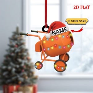Decorazione personalizzata per betoniera, decorazione natalizia personalizzata per operai edili, divertente regalo per appaltatori, muratori o tuttofare.
