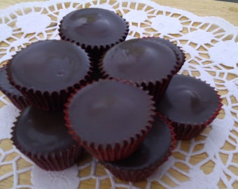 Dark Chocolate Peanut Butter Cups- 1 pound  FREE SHIPPING