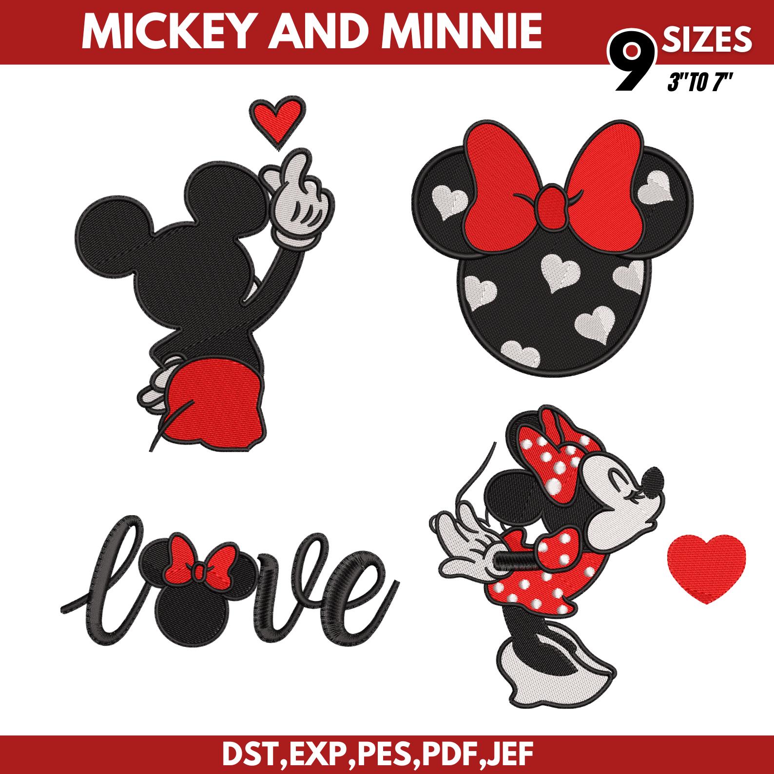 Minnie Mouse Embroidery Design - Etsy