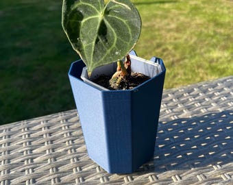 Aroid Tower Pot Cover – The Bill – STL/STEP files | Digital Download