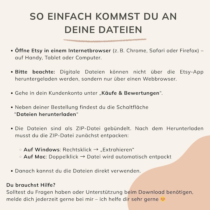 Etsy Download Anleitung – so erhältst du deine Eulenlaterne Bastelvorlage