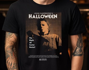 Vintage Halloween 1978 Michael Myers T-Shirt | Retro Horror Movie Poster