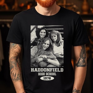 Retro Halloween-shirt | Vintage Halloween-film T-shirt | Retro T-shirt van Michael Myers | T-shirt Halloween Kills | Horror-T-shirt | Laurie Strode