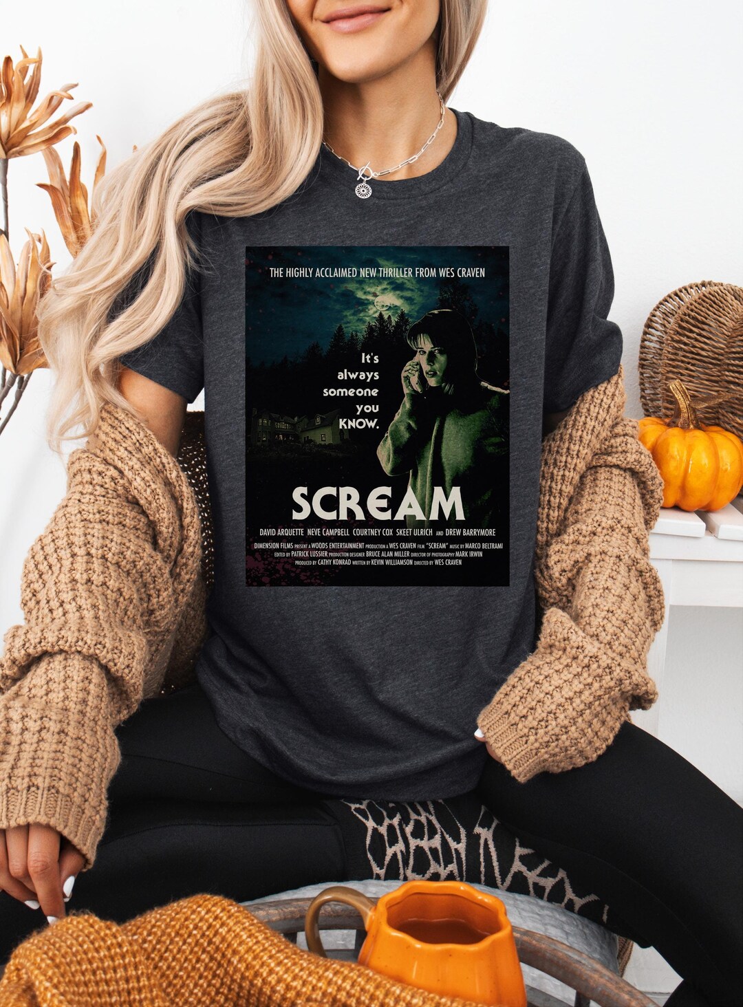 Vintage Scream Movie Shirt | Retro Horror Halloween Tee - Etsy