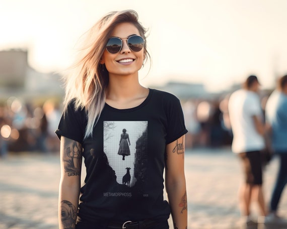 Dark Academia T-Shirt | Witchy Woman & Goat Graphic Tee