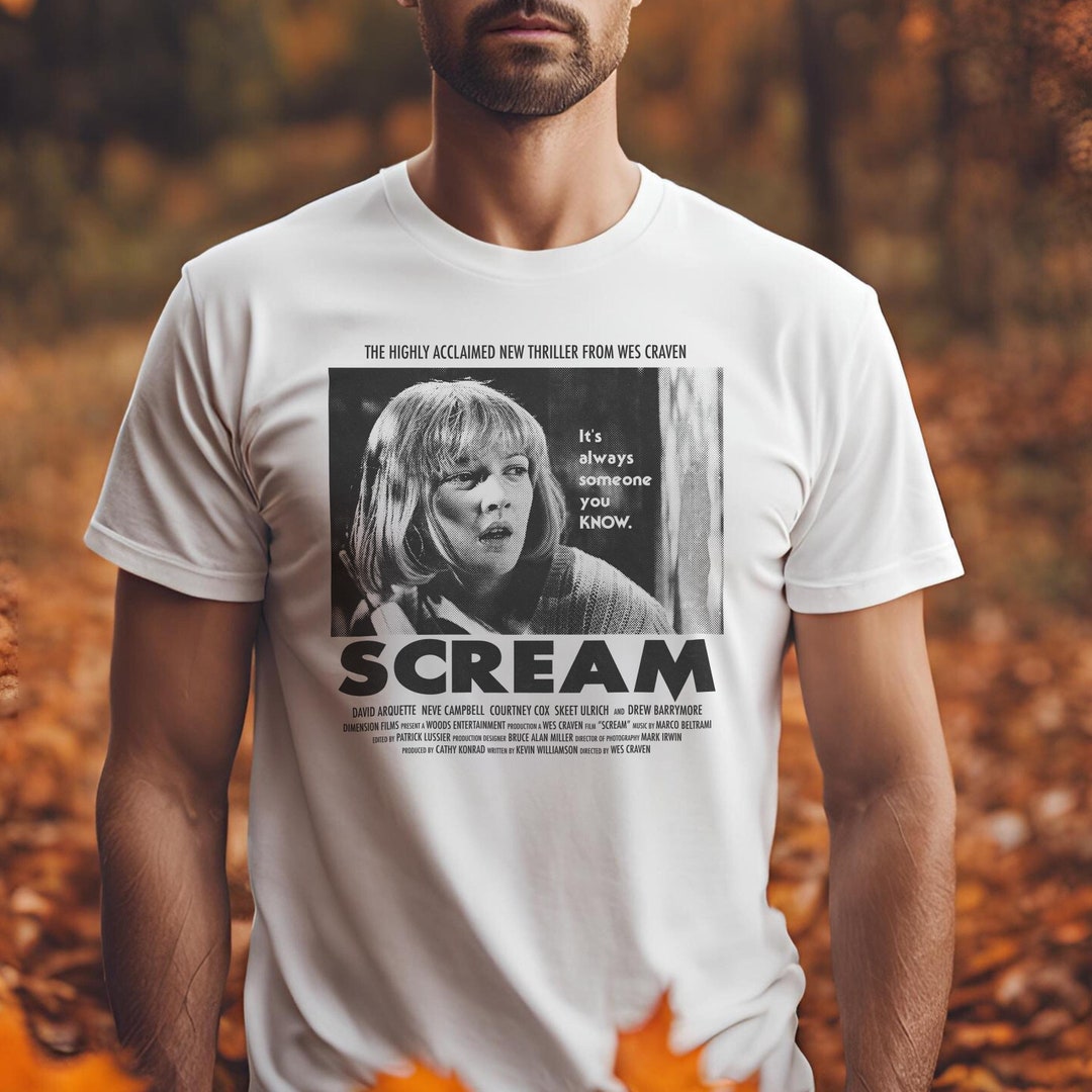 Vintage Scream Movie T-shirt | Wes Craven Horror Tee - Etsy