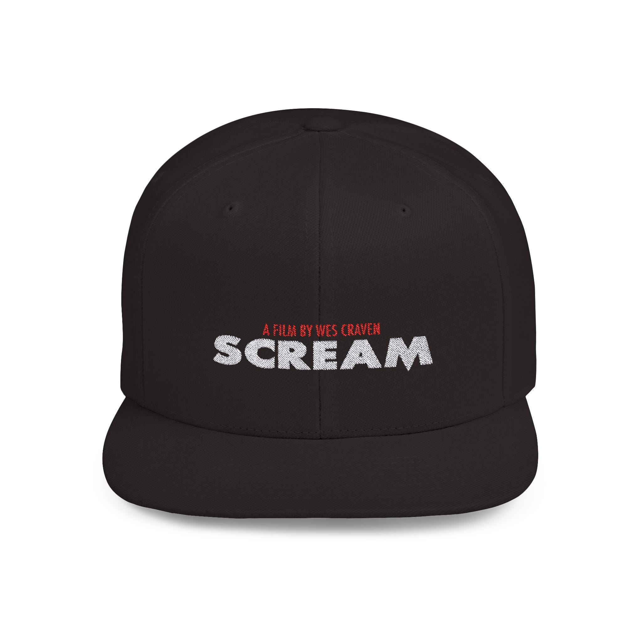 Vintage Scream Movie Embroidered Snapback Hat - Etsy Canada