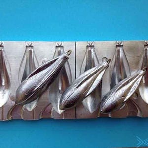 Sfina Megali (200- 250- 300)gr | Shore Jigging, Casting, Sea, Boat, River, Crap Fishing Lead Mold Weights