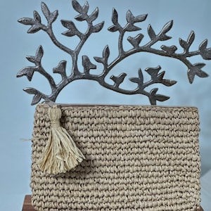 Handgewebte natürliche Rafia Clutch | AUTHENTISCH AUS BALI