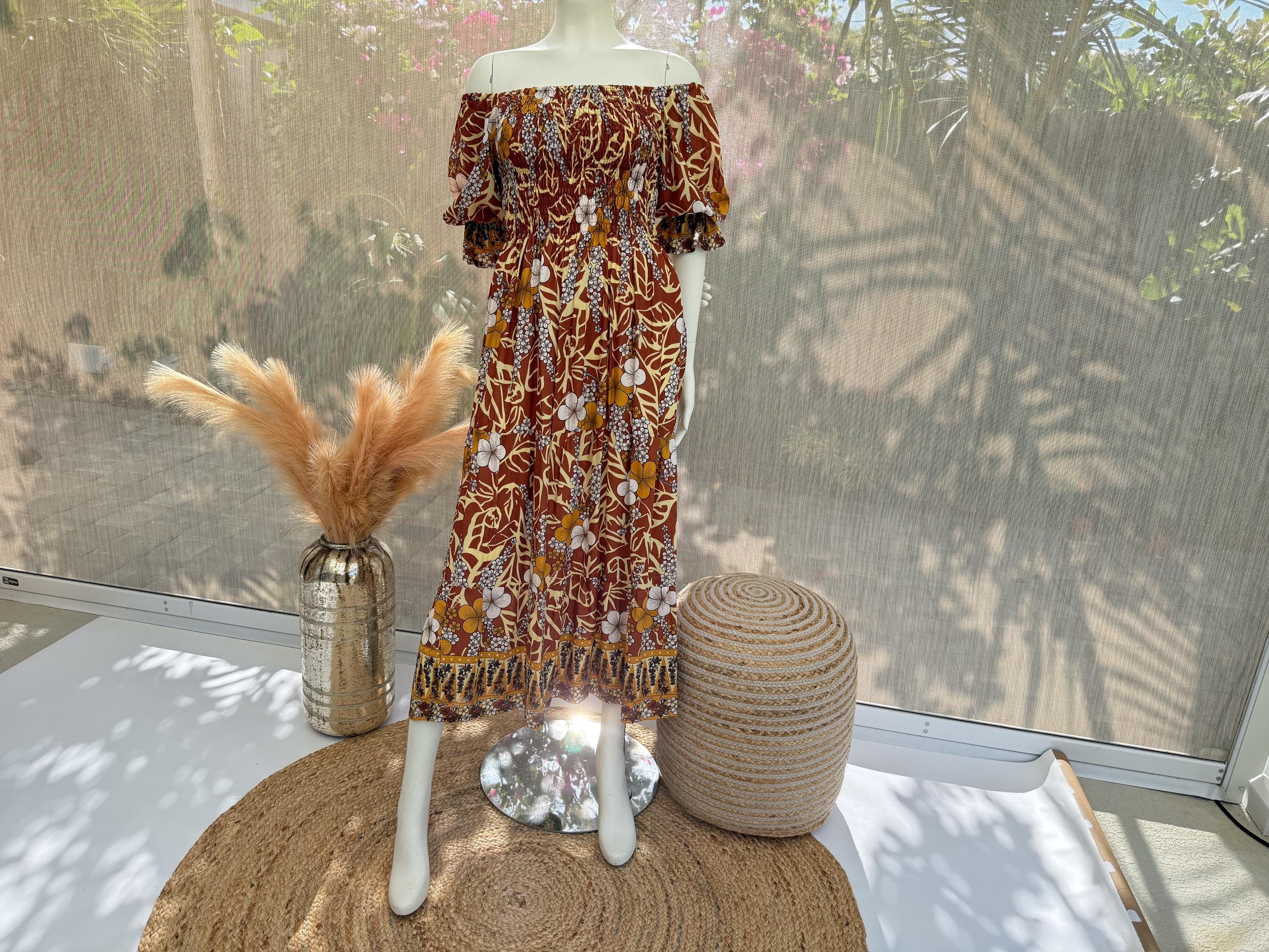 Earthy Flowy Dress - Etsy