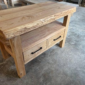 Rustic Bathroom Vanity – Solid Handmade Farmhouse Style, Small Live Edge Reclaimed Barn Wood Cabinet bild 16