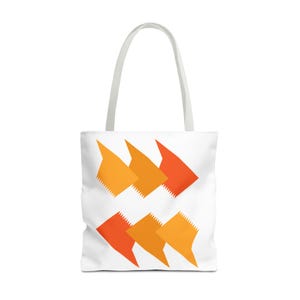 Vibrant Graphic Tote Bag, Colorful Reusable Shopping Bag, Eco-Friendly Beach Tote, Unique Gift for Art Lovers, Everyday Carryall