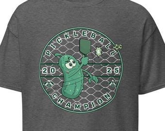 Camiseta unisex de campeón de pickleball / Camiseta deportiva divertida