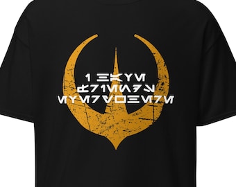 I Have Friends Everywhere Unisex Shirt | Cassian Andor Aged Fandom Tee | Aurebesh Star Wars Rebel Spy Shirt