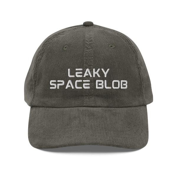 Leaky Space Blob | Projekt Hail Mary-inspirerad mössa | Broderad vintage manchestermössa för pappa