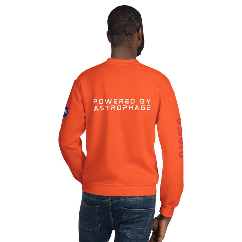 Project Hail Mary Inspired Ultimate Mission Crew Sweatshirt | Mission Patch, NASA Logos, Powered By Astrophage | Rocky Grace Space Sweater image 19