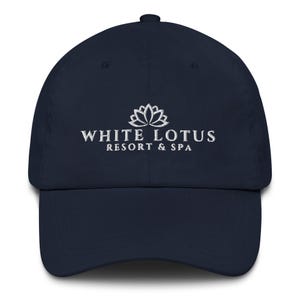White Lotus Resort & Spa Dad Hat | White Lotus Dad Hat | Trendy Embroidered Funny Gift Cap