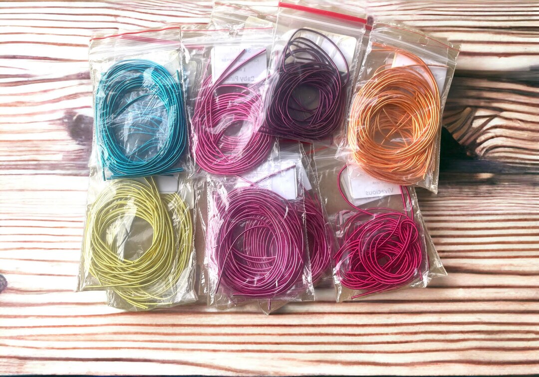 1mm / Bullion Wire / Metallic French Wire / Bullion Thread / Purl Wire ...