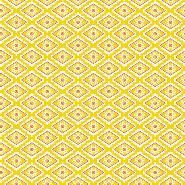 Dear Stella Talavera TILES FABRIC Lemon