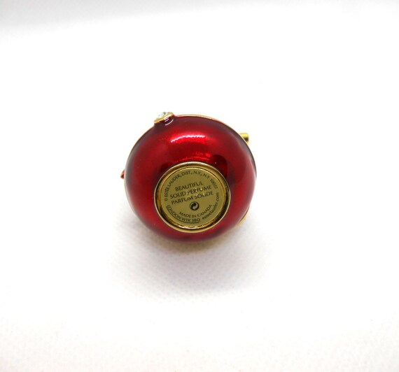 Estee Lauder Red Cherry, Beautiful Solid Perfume … - image 3