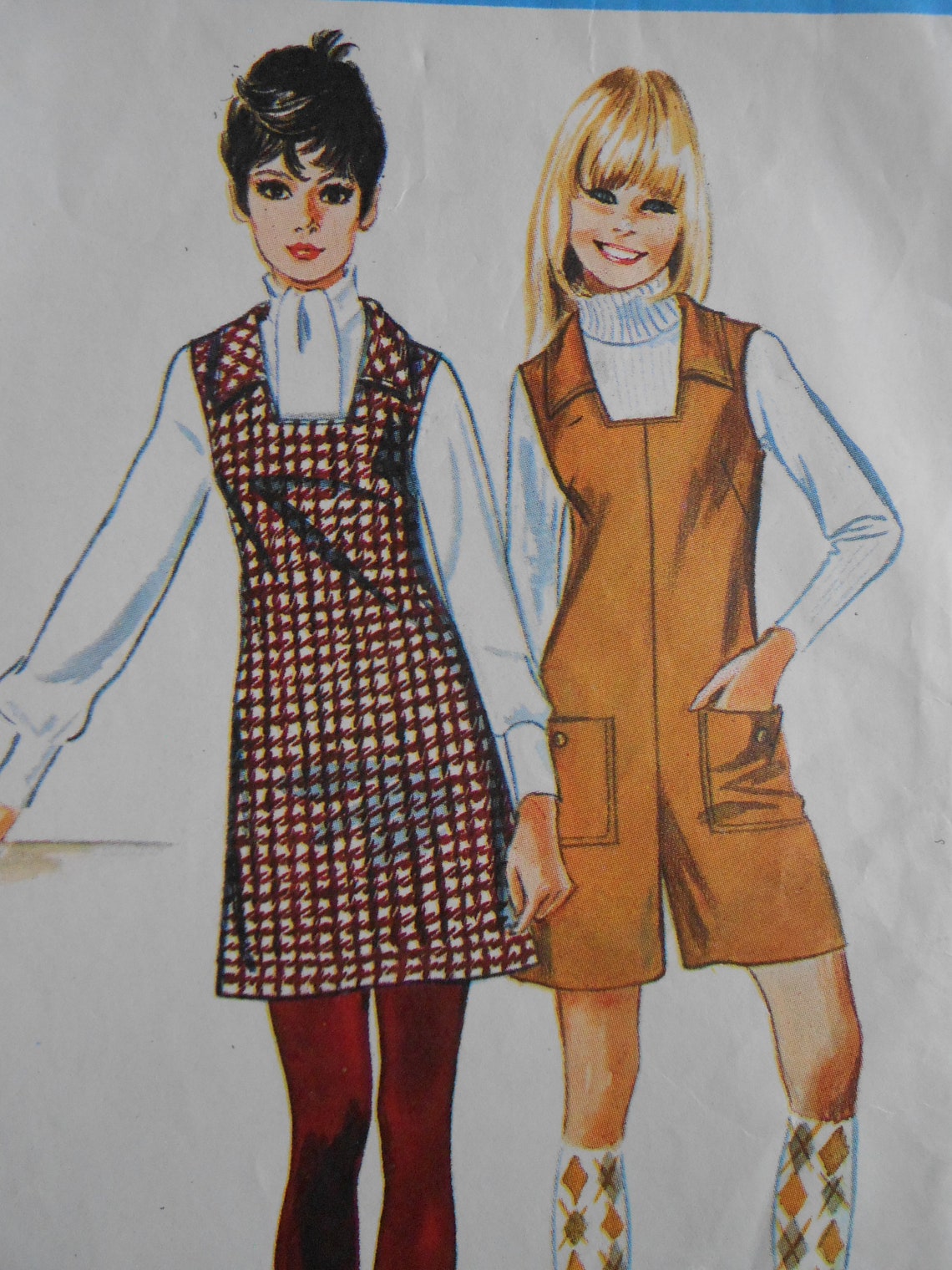 1970s Poppy Border Print Jumpsuit | x-small/small main image 1