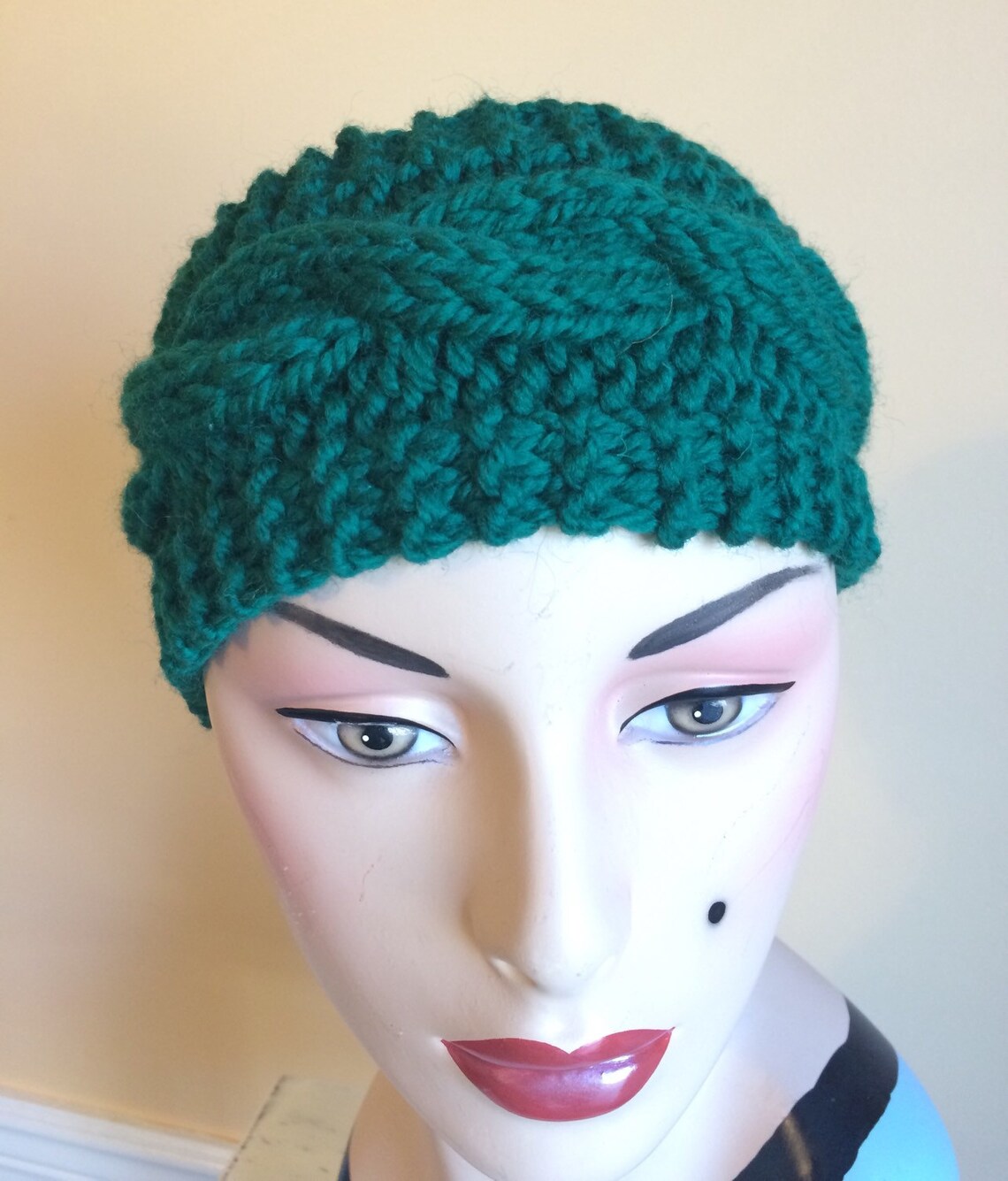 Green Headband Headband Green Wool Headband Ear Warmer Etsy