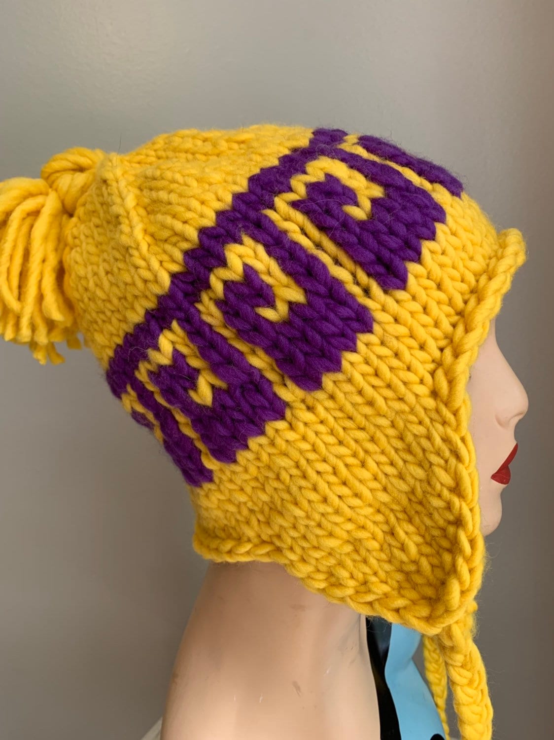 Minnesota Vikings Knit Hats, Beanies, Vikings Pom Pom Knit Hat