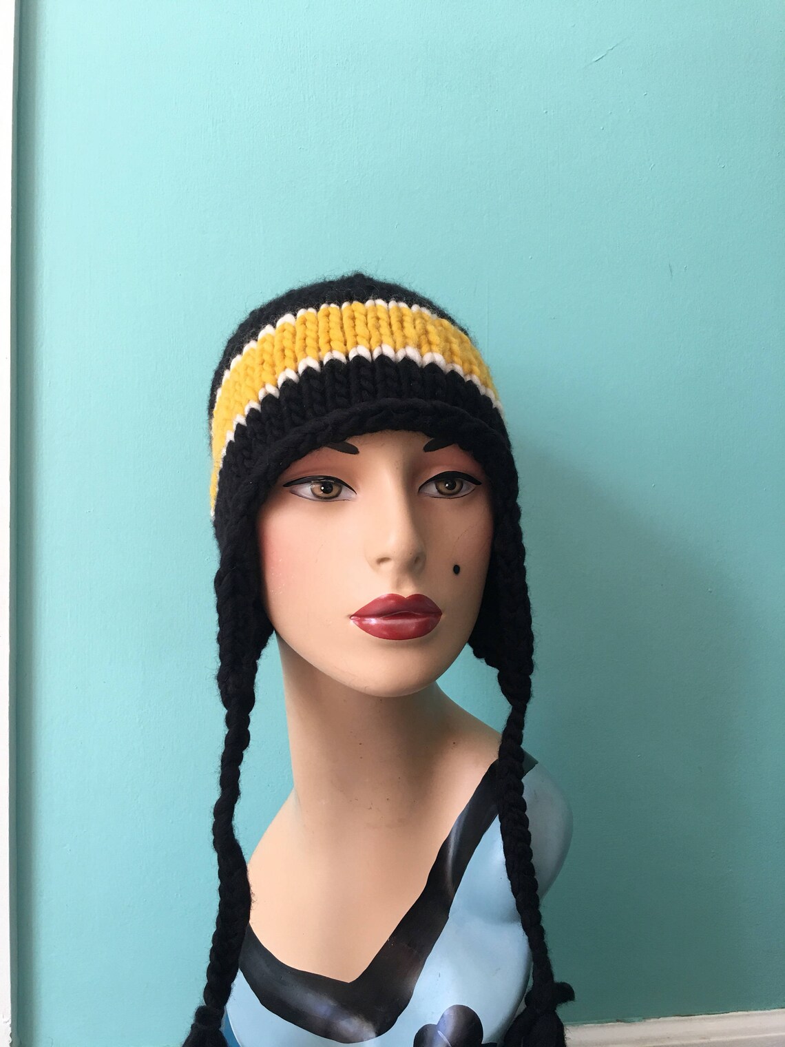 Steelers Hat Pittsburgh Steelers Black & Yellow Knit Hat Etsy