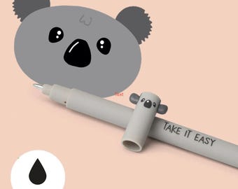 LEGAMI KOALA Erasable Gel Pen BLACK Ink