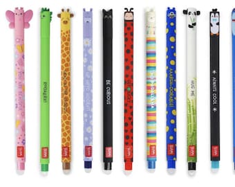 LEGAMI - Set of 16 Erasable Gel Pens with Thermosensitive