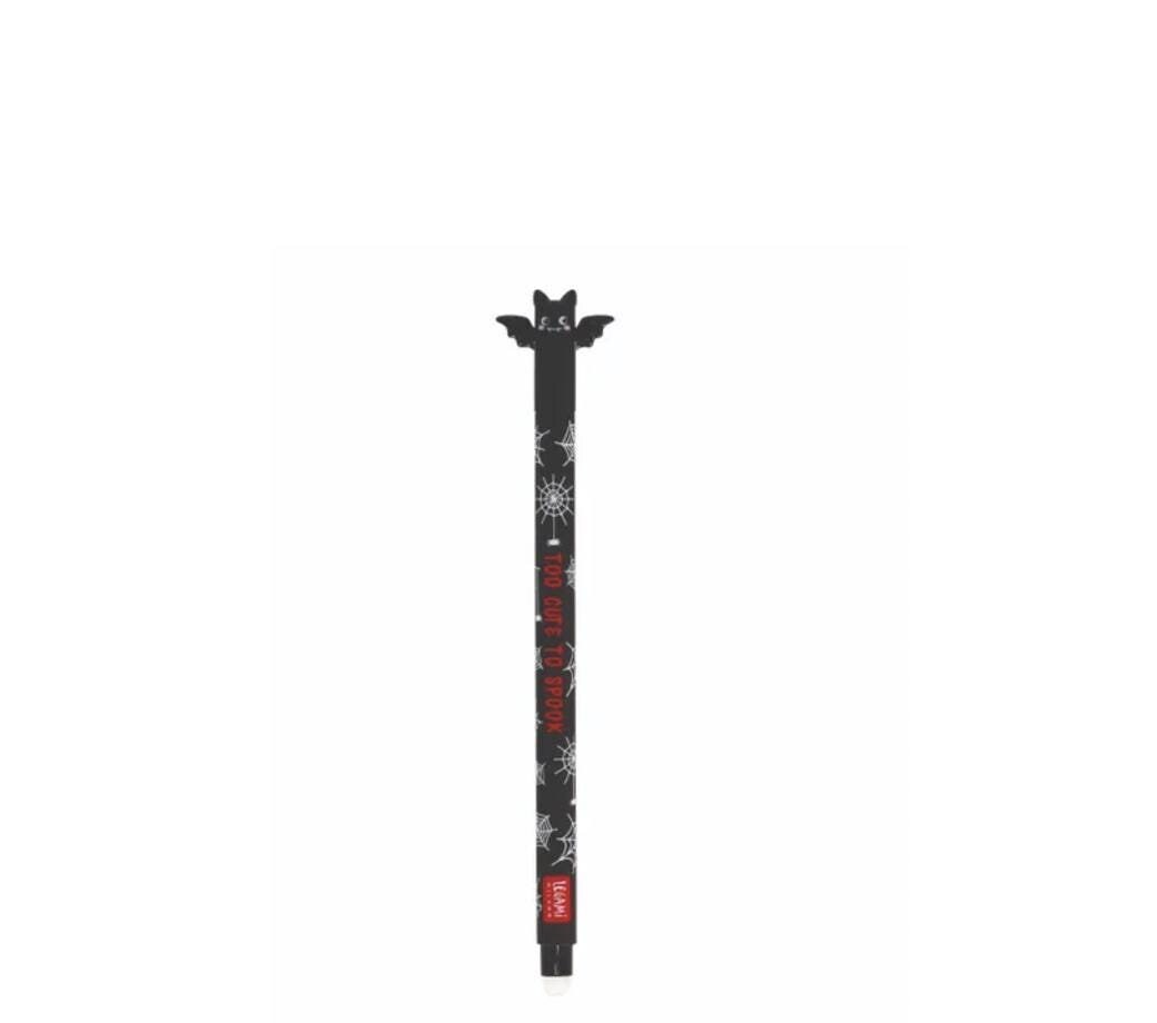 4 Stylos Effaçables Halloween + 8 Mines - Pointe 0.5 Mm, Encre Thermosensible, Couleurs Festives