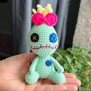 Scrump toy,Crochet Stitch,Scrump amigurumi,Handmade crochet toy,Scrump Keychain, Handmade Scrump,Lilo and Stitch,Stitch & Scrump,Baby mobile