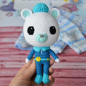 Capitán Percebes, Juguetes de los Octonautas, Muñecos de crochet, Kwazii, Tunip, Profesor Inkling, Juguete de crochet hecho a mano, Octo-Nauts de crochet