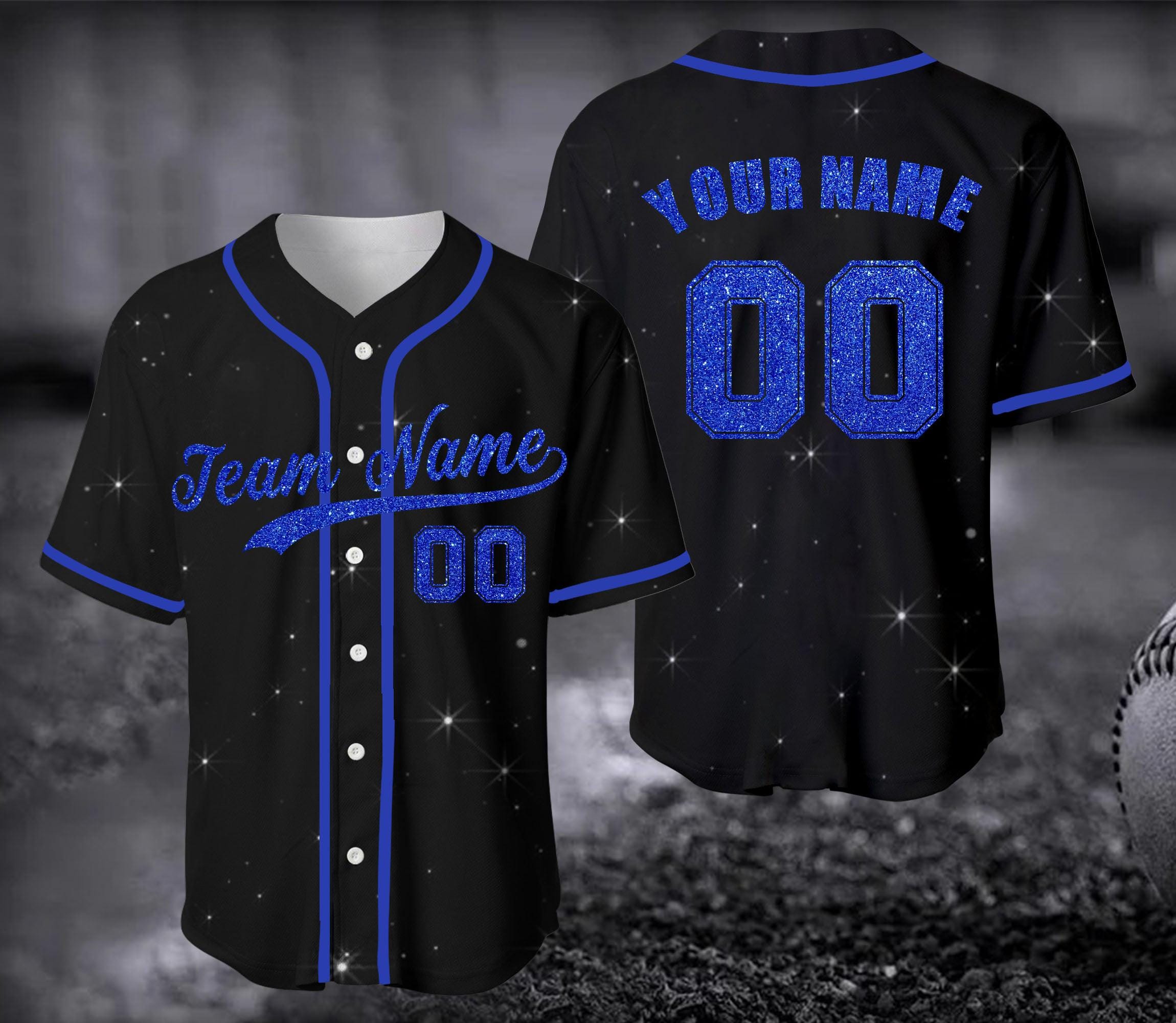 Bedazzled Baseball Jersey - Etsy