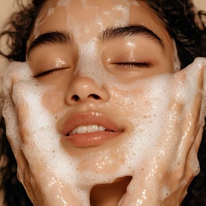 Melanin Skincare Stock Images 
Diverse Female Model Stock Photos Aesthetic Skincare Stock Photos