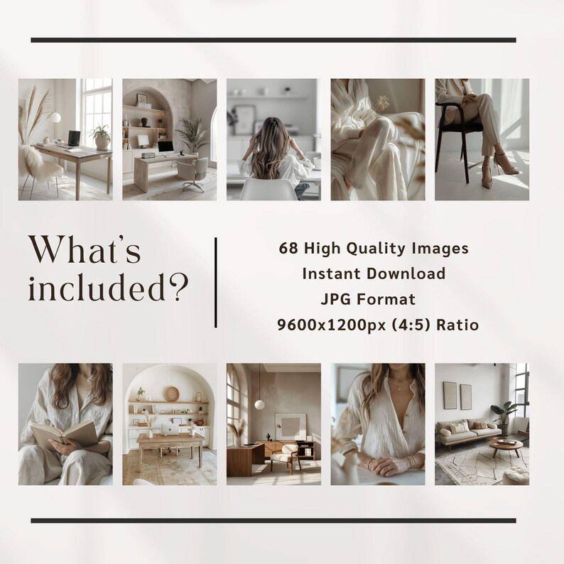 lifestyle photography, cozy beige workspace stock photos, work from home, aesthetic images