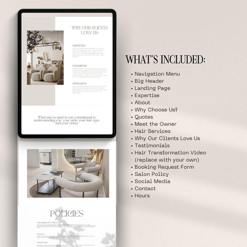Hair Website Template Booking Template Hairstylist Beauty Salon Hair Website Template Booking Template Hairstylist Beauty Salon