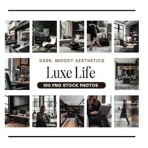 Fotos de Interiores de Casas Luxuosas Imagens de Stock de Designers de Interiores Moody Fotos de Imóveis de Design de Luxo Estética Escura Foto Sem Rosto