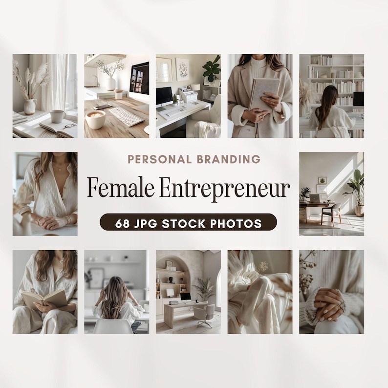 Modern Home Office Set Up Stock Images Faceless Marketing Work From Home Female Entrepreneur