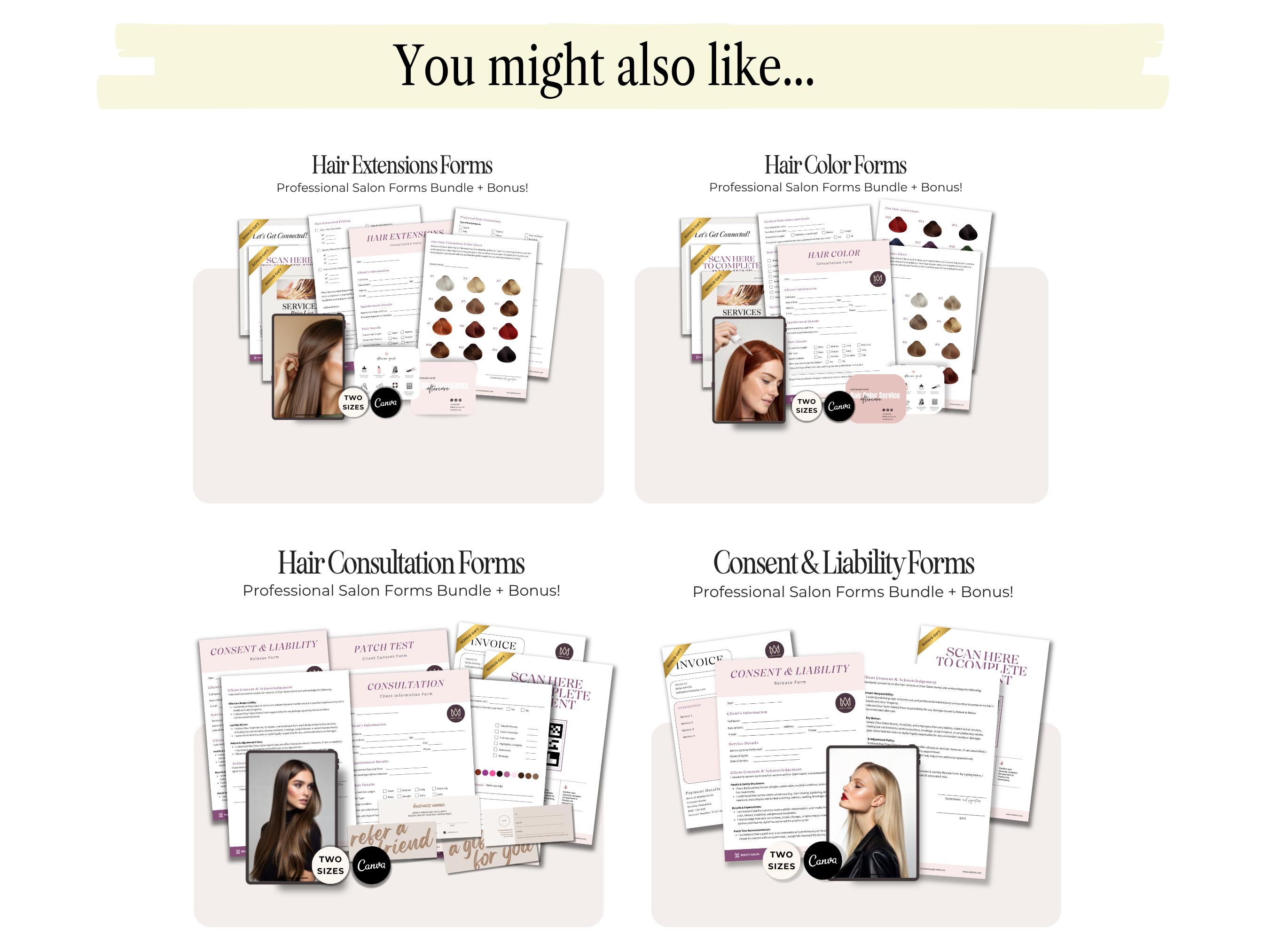 Hairstylist Customer Feedback Form Client Testimonial Template Beauty ...