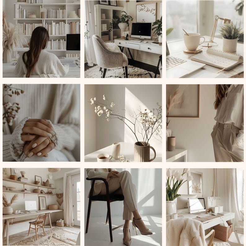 Instagram stories, done for you, stock photos, neutral style,
neutral aesthetic, faceless marketing, stock photo bundle