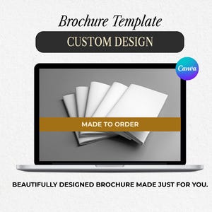 Modèle de brochure personnalisé à trois volets