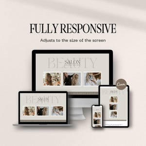 Booking Template Hairstylist, Beauty Salon, hair acuity