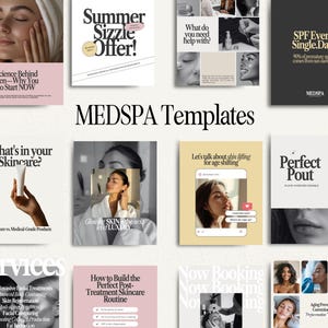 Ästhetik Medspa Instagram Templates Botox Filler Post Ideen Nurse In realistische Social Media Template Medspa Beauty Skincare Kosmetikerin Posts