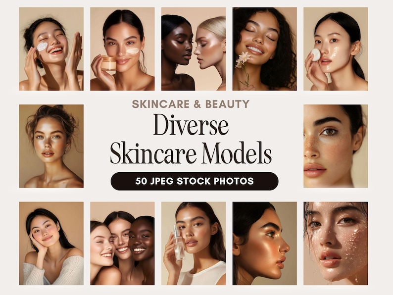 Diverse Female Model Stock Photos Aesthetic Skincare Stock Photos Female Models