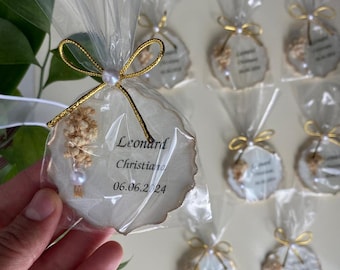 Personalized Wedding Favor Magnet, Custom Fridge Magnet, Bridal Shower Favor, Baptism Favor, Resin Magnet, Guest Gift