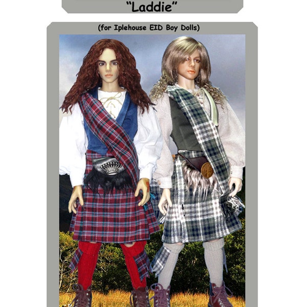 Easing the Pattern #3 - "Laddie" Scottish Pattern for Iplehouse EID Boy Dolls