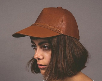 Handmade Leather Cap